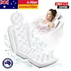 Full Body Bath Pillow with Lumbar Support Long Bathtub Cushion for Tub NEW AU