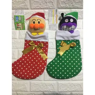 ［現貨］正版 麵包超人 景品 聖誕襪 細菌人 麵包超人聖誕襪 聖誕節 襪子 聖誕節襪子 聖誕老公公