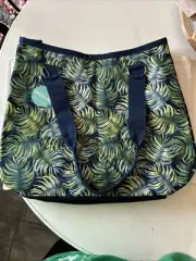 Initials Inc XL Tote Bag Shopping Business Or The Beach 22”Wx17”Hx9”D Expandable