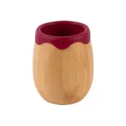 1x Tiny Dining Red 130ml Bamboo Baby Toddler Sippy Cup BPA Free Drinking