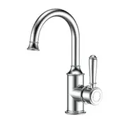 Ikon Clasico Gooseneck Basin Mixer Chrome