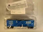 LIONEL 6-39214, KANSAS, OKLAHOMA & GULF 6464 ARCHIVE BOX CAR, NIB (2001)