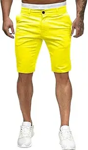 [Generic] Mens Active Shorts with Pockets Zip Up Five Workout Men Rugby 70S Flared Trousers Fleece Lined Swimsuit Attached Walking Waist Formal Elastic