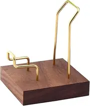 Levemolo Crystal Ball Base Display Stand Rock and Mineral Showcase Rack with Metal Frame Versatile Storage for Homes Offices Art Studios Weddings and Exhibitions