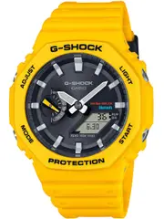Casio G-Shock GA-B2100C-9AER Black Dial Yellow Resin Mens Watch