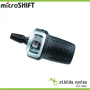 Microshift MTB Shifter - 6 Speed - Compact Flat Bar Twist Type - Right Side