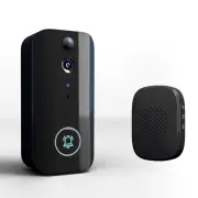 i9 WiFi Visual Doorbell 1MP Camera 120 Degree View Two-Way Talk Motion Detection Night Vision APP Control Long Battery L