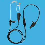 Two Way Radio 2-Wire Clear Tube Earpiece for Motorola MTX960 MTX1000 HT-1000