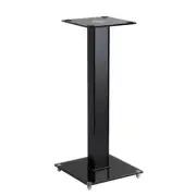 Brateck BS-03M 23.6" Aluminium/Glass Floor Standing BookShelf Speaker Stands.