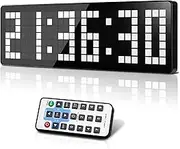 Manoive Gym Timer, 13.2 Inch Digital LED Wall Clock & Countdown/Up, Stopwatch, Fitness Training Timer with Remote Control for Home, Workouts, Indoor Sports Exercises