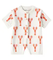 [The New Society] The New Society Baby Oia printed cotton playsuit M 24 white