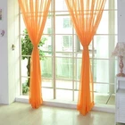 Modern Curtain Decoration Door Drape Home Tulle Colorful Ornament Panel Room