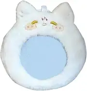 [Generic] Plush Photocard Holder | Protection Bag - Cute Plush Pendant Portable Card Cover Pouch for Badges Business Credit Cards Pins