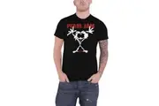 Pearl Jam T Shirt Stickman Back Print Band Logo new Official Mens Black