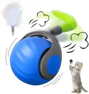 Speedy Tail Cat Balls Interactive Cat Ball Toy with Feather, Smart Cat Toys Ball