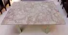 Rose Quartz Stone Center Sofa Dining Table Handmade Crystal Healing Deco