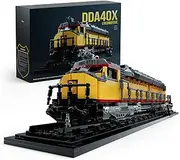 [Nifeliz] DDA40X Diesel Locomotive Building Set with Base, Train Building Toy Model for Adult Train Lovers, Ideal for Home Décor, Collectible Gifts (1603 PCS, NF10296)