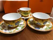 Hermès Siesta Cup & Saucer – New, Unused, Authentic, Set of 3, With Box