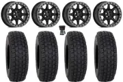 Valor V13 Beadlock 15" Wheels Black 35" RX600 Tires UForce U10 Pro / U10 XL Pro