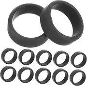 SUPVOX Men Women Silicone Rings Sports Exercising Rings Fitness Finger Rings Fitness Rings Ring Protective Covers Rings for Man Men Rings Colorful Rings Mens Rings
