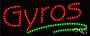 NEW “GYROS" 27x11 UNDERLINED SOLID & ANIMATED LED SIGN W/CUSTOM OPTIONS 21198