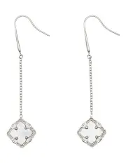 [Mocha] Delaney Baroque Pearl Earring in Silver