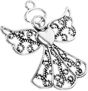 CORHAD Angel Shaped Jewelry Charms Keychain Pendant DIY Supplies Ornament for Rearview Mirror Hanging