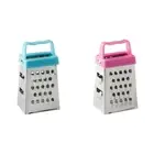 AU Four-Sided Grater Peeler Stainless Steel Peel Cutter Kitchen Accessories (Blu