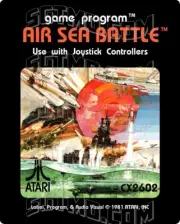 Atari 2600 Replacement Label - Air Sea Battle