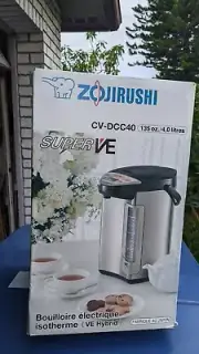 BRAND NEW: Zojirushi CD-WCC40 Micom 4-Liter Water Boiler and Warmer, Silver
