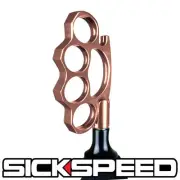 ROSE GOLD SHIFT KNOB MANUAL SHORT THROW GEAR KNUCKLE BUSTER SHIFTER 10X1.5 K62 (for: Honda)