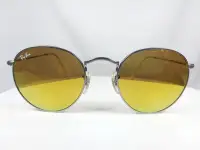 在飛比找Yahoo!奇摩拍賣優惠-『逢甲眼鏡』Ray Ban雷朋 全新正品 太陽眼鏡 銀色細金