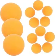Outanaya 50pcs Hanging Table Tennis Balls with Silicone Plugs Punched Training Balls for Enhanced Stability and Rotation for Sessions and Skill Refinement