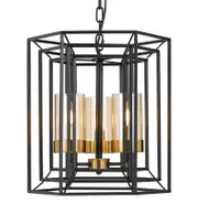 Havana 3 Glass Candle Pendant Light
