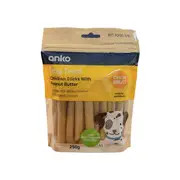 Chicken with Peanut Butter Sticks