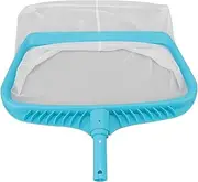Pool Skimmer Net with Green Nylon Mesh for Quick Clear Efficient Water Appearance Cleaning in Swimming Pools and Hot Tubs Made of Durable Plastic Material Size 51x42x3cm