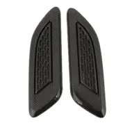 Carbon Fiber Look Car Air Intake Vent Cover Scoop Inlet Hood Bonnet Decor Trim