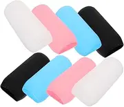 Generic 8 Pcs Silicone Leak-Proof Sleeve Empty Travel Bottles Products Travel Bottle Covers Collapsible Travel Bottles for Toiletries Elastic Sleeves for Travel Shampoo Bottles