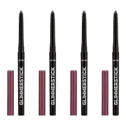 NEW Avon Glimmerstick Retractable Eyeliner - Majestic Plum 0.28 g / Set of 4