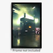 Pixel Art Poster - Pure Boiler Room (8 Bit Psychedelic Trippy Video Game Print)