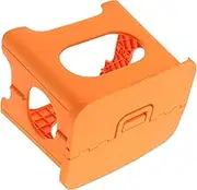 TOBBOMEY Foldable Step Stool for Lightweight Portable Folding Chair for Travel Hiking Kitchen Bathroom Use Compact Collapsible Design Maple for Outdoor Activities