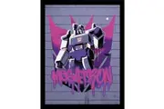 Transformers Graffiti Megatron Framed Poster (Purple/Pink) (40cm x 30cm)