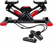 Mini Twist Stepper with LCD Display, Dual Resistance Bands for Home Fitness, Compact and Quiet Foot Stepper Machine, Supports 330 LBS, Perfect for Cardio Workouts