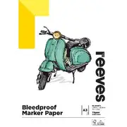 Reeves Bleedproof Paper Pad 70gsm 50 Sheets A3