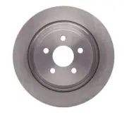 Rear Brake Rotor For 2015-18 Ford Edge SEL 3.5L 6 Cyl Cast Iron With 5 Lug Holes