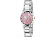 Gucci YA1265013 G-Timeless 27mm Ladies Pink Dial Watch