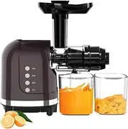 Cold Press Juicer Machines, Slow Masticating Juicer, BPA-Free Juicers, Extractor de Jugos y Vegetales, Large Feed Chute Juice Maker, 250W