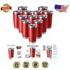 20oz BPA-Free Tumblers - Stainless Steel Double Wall Insulated Mug Set of 12