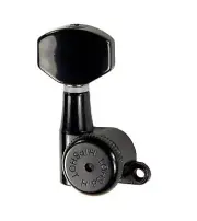 Genuine Hipshot 8 inline Black enclosed Grip-Lock locking tuners NEW