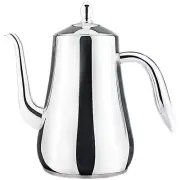 Stainless Steel Teapot with Infuser Silver 58Oz